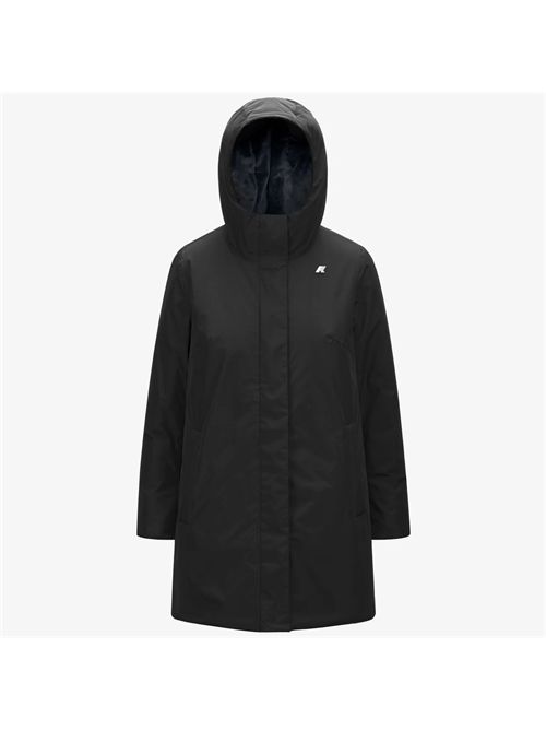 Giaccone lungo sophie donna Warm Ott. colore black K-WAY | SOPHIE SOFT TOUCH MARAL8